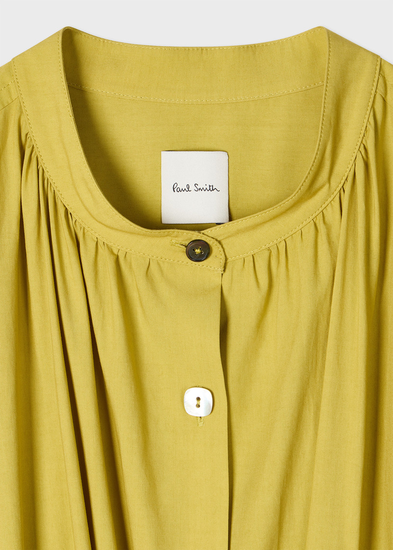 Paul Smith Women's Lime Lyocell-Cotton Shirt Dress outlook
