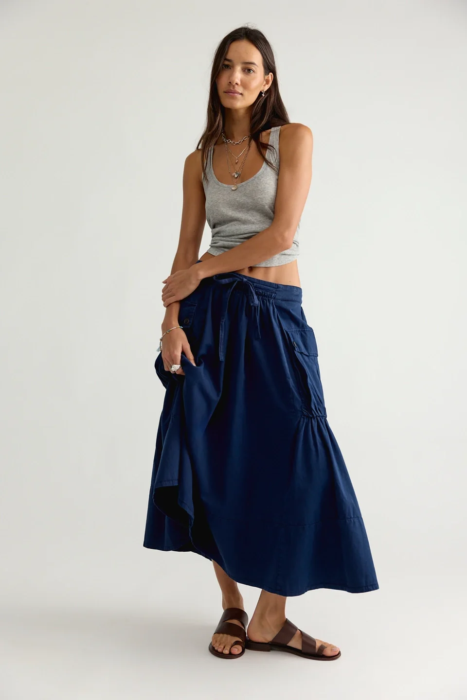 We The Free Trailblazer Cargo Midi Skirt - 1