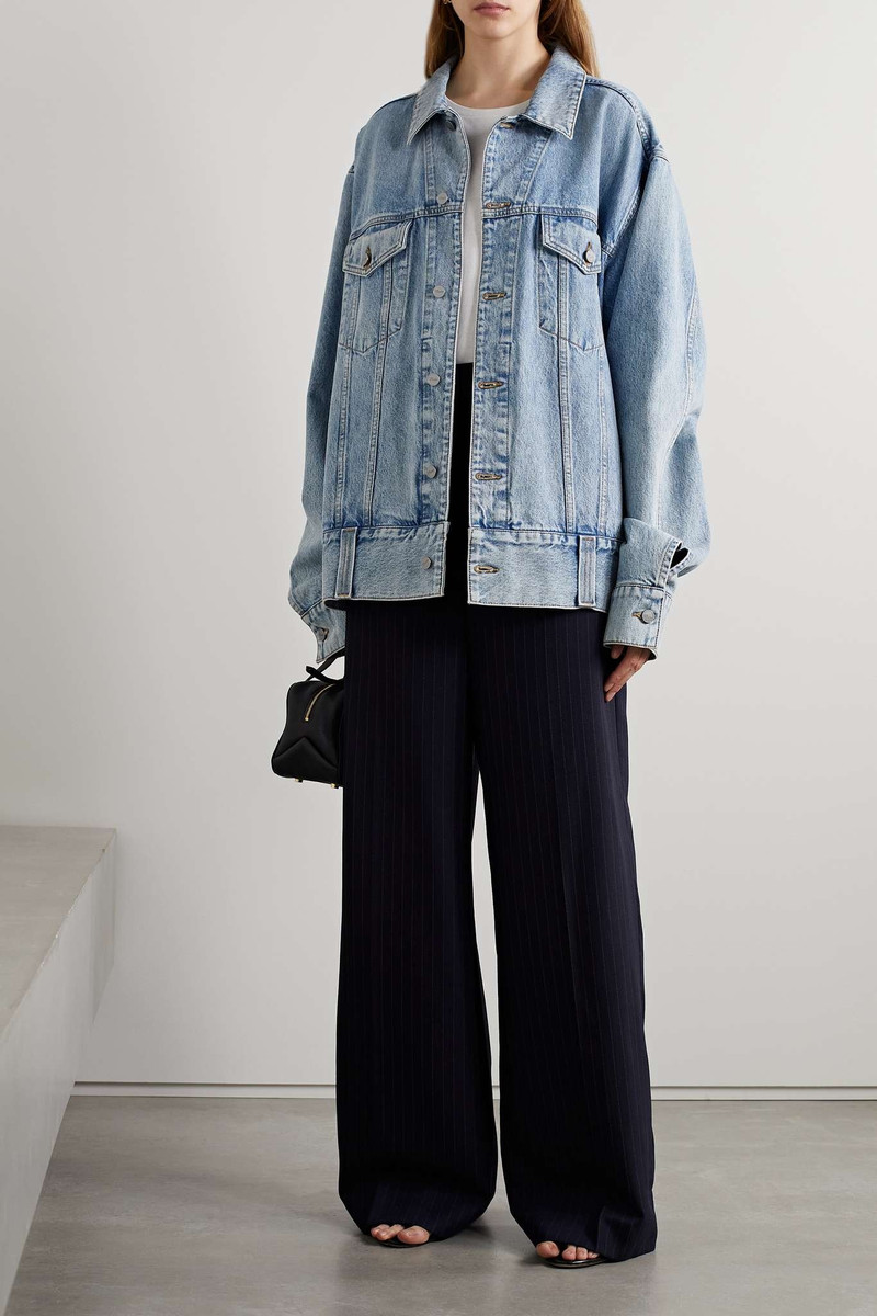 KHAITE Grizzo oversized denim jacket outlook