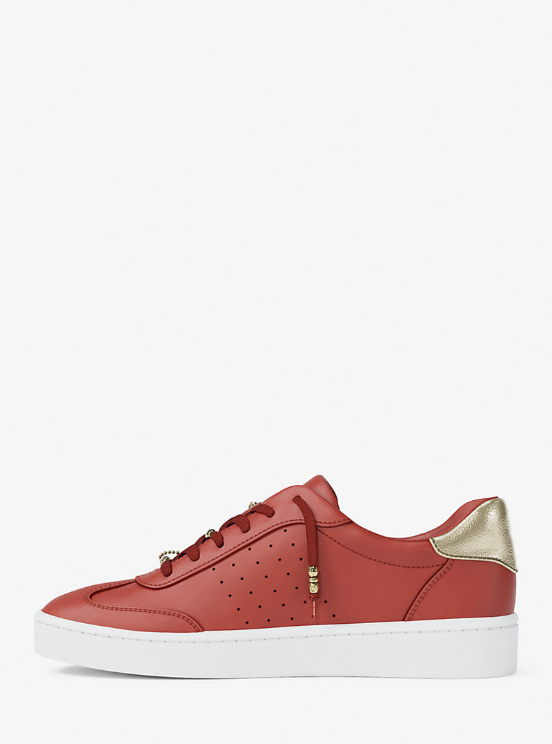 Scotty Embellished Leather Sneaker 4