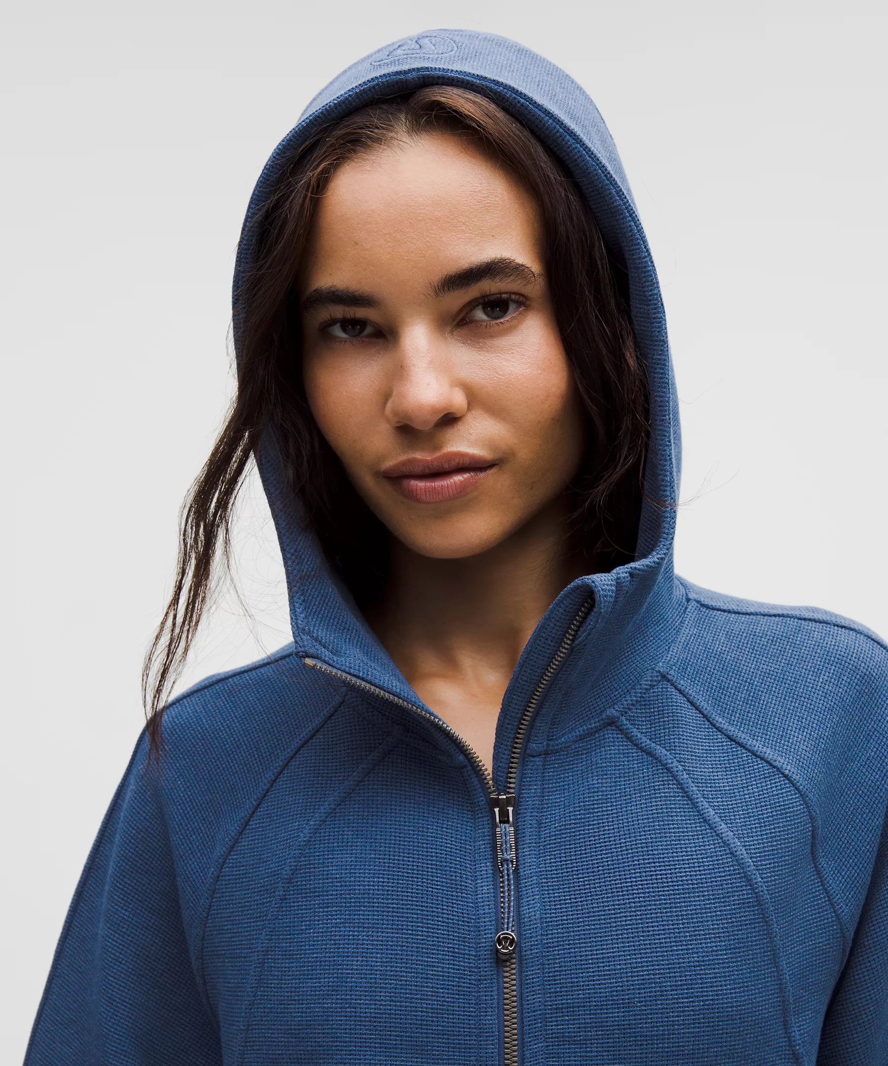 Scuba Oversized Full-Zip Hoodie *Waffle - 2