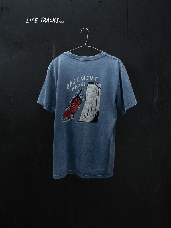 Roy Basement Tracks T-Shirt Blue - 2