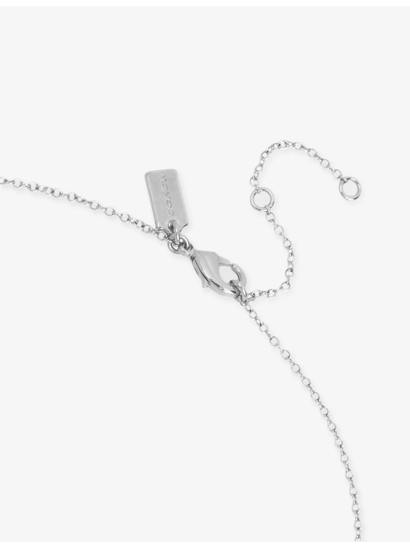 C Charm Brass Pendant Necklace 3