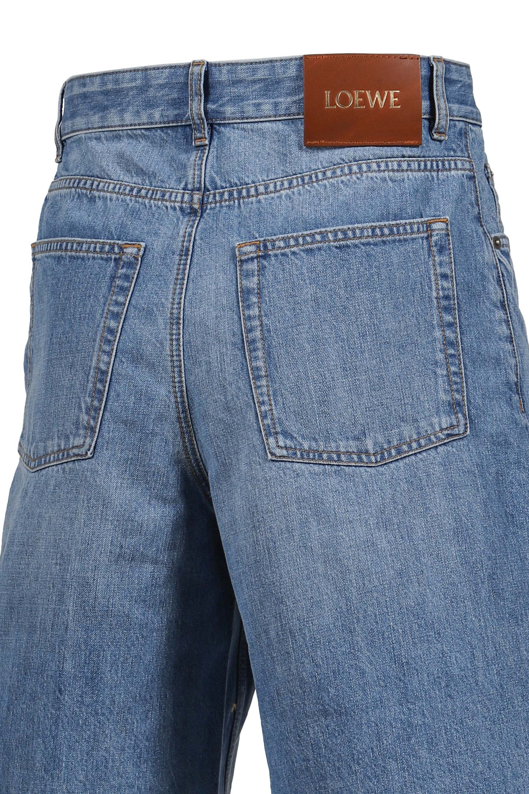 ANAGRAM SHORTS / WASHED DENIM BLU - 5