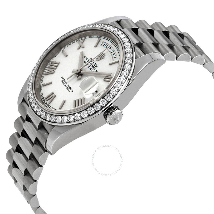 Rolex Day-Date 40 Automatic Diamond White Dial Men's President Watch 228349WRP - 2