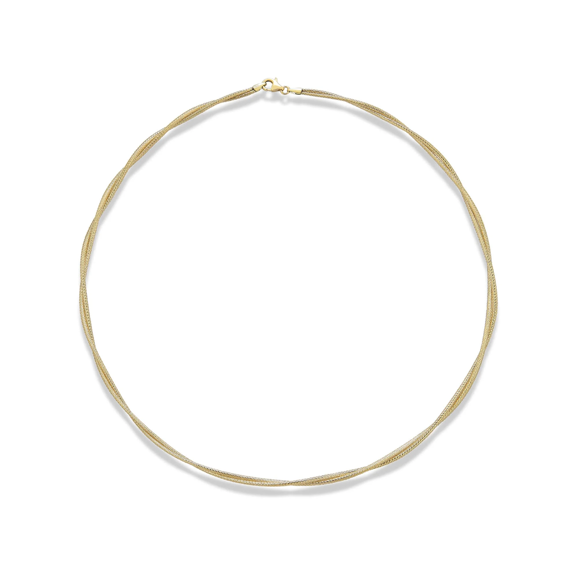 Interwoven Gold Necklace - 1