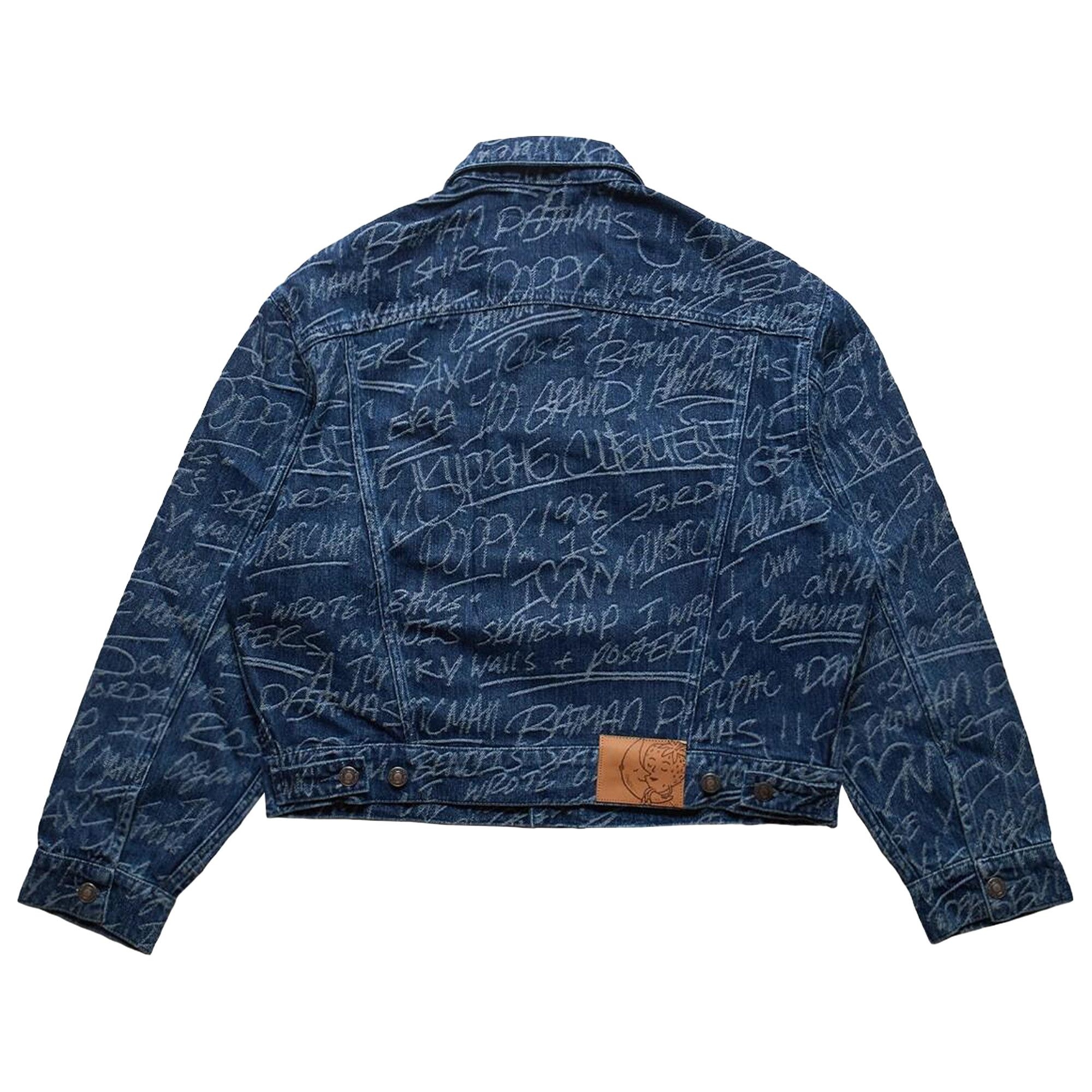 Sky High Farm Workwear KS Graffiti Denim Jacket 'Blue' - 2