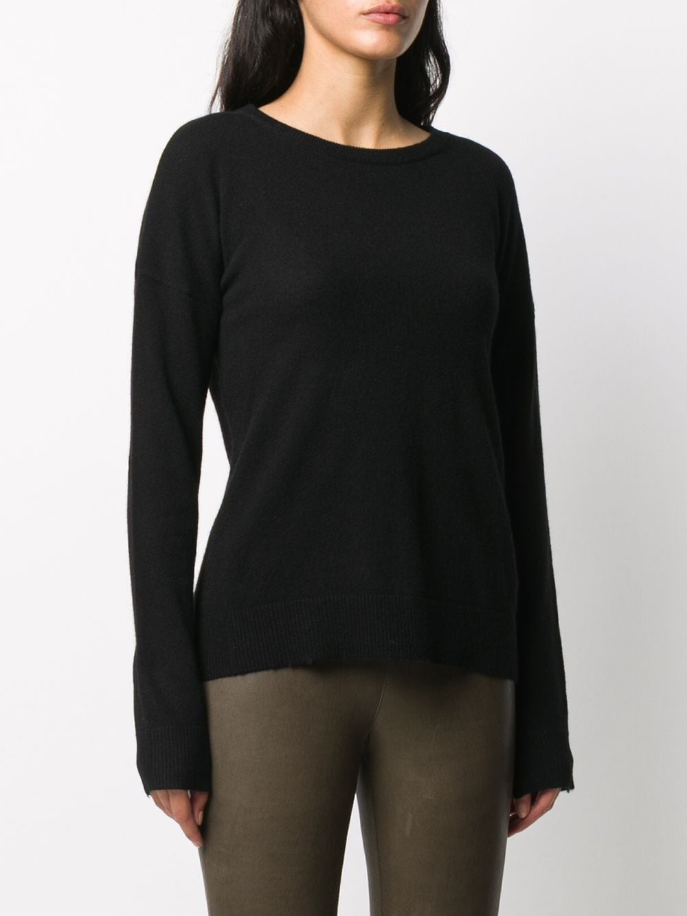 star-patch knitted jumper - 3