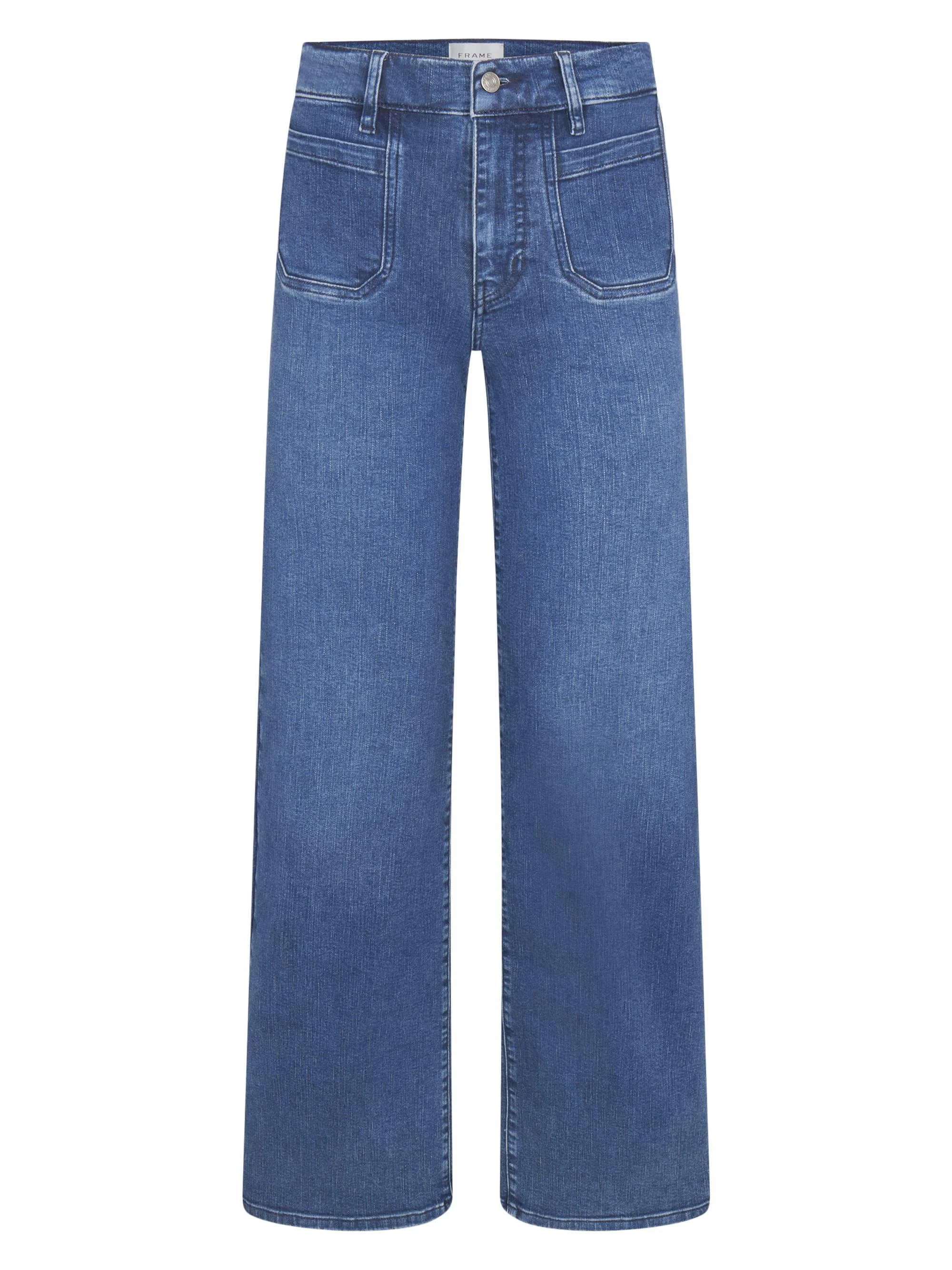 Women's Le Slim Palazzo Modernist Pocket Jeans - Iberia - 1