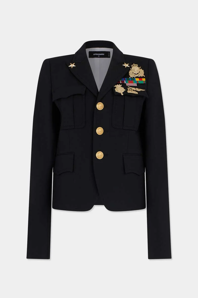 TROPICAL WOOL UNIFORM JACKET - 1