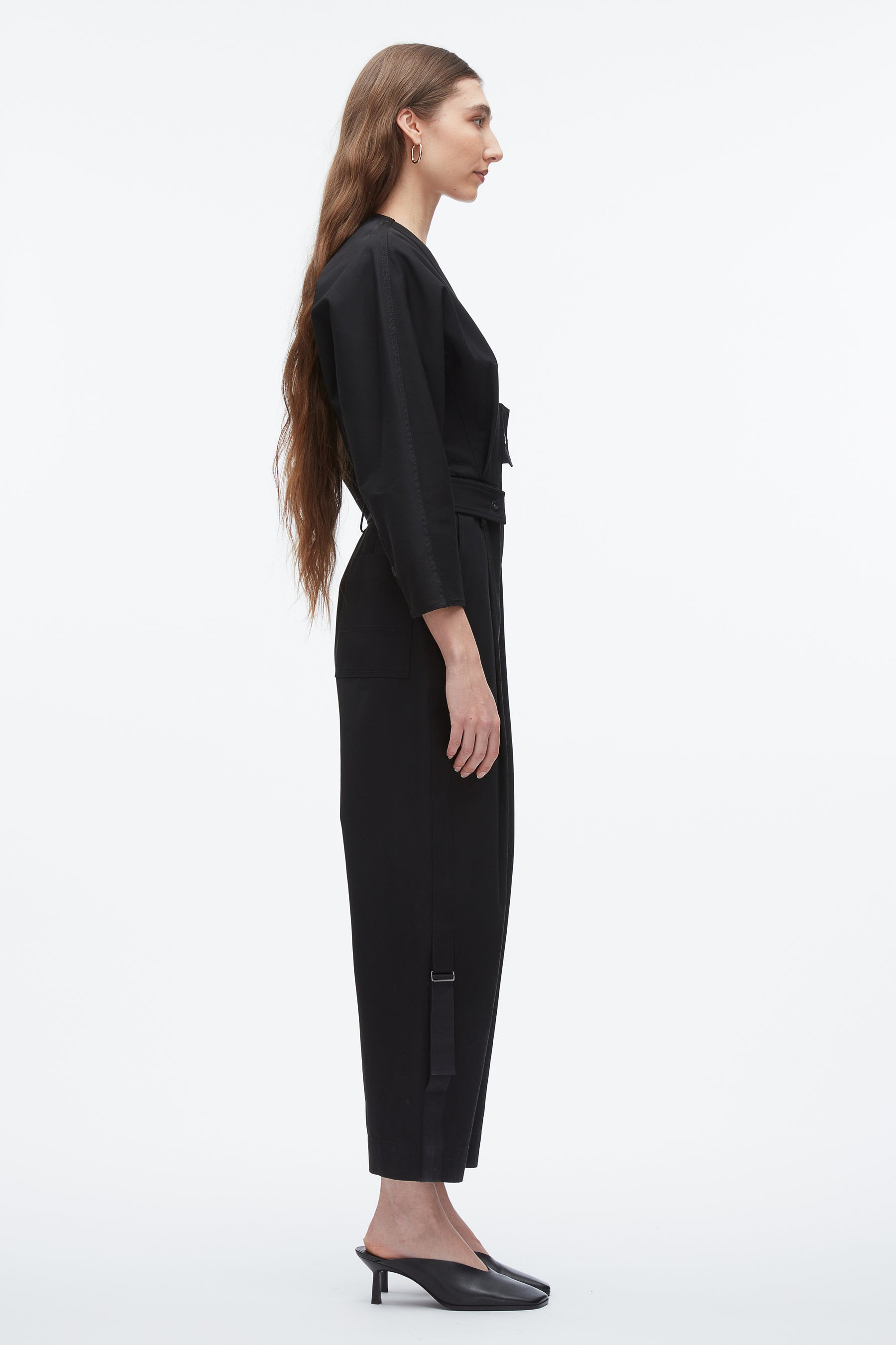 Belted Utility Jumpsuit - 4