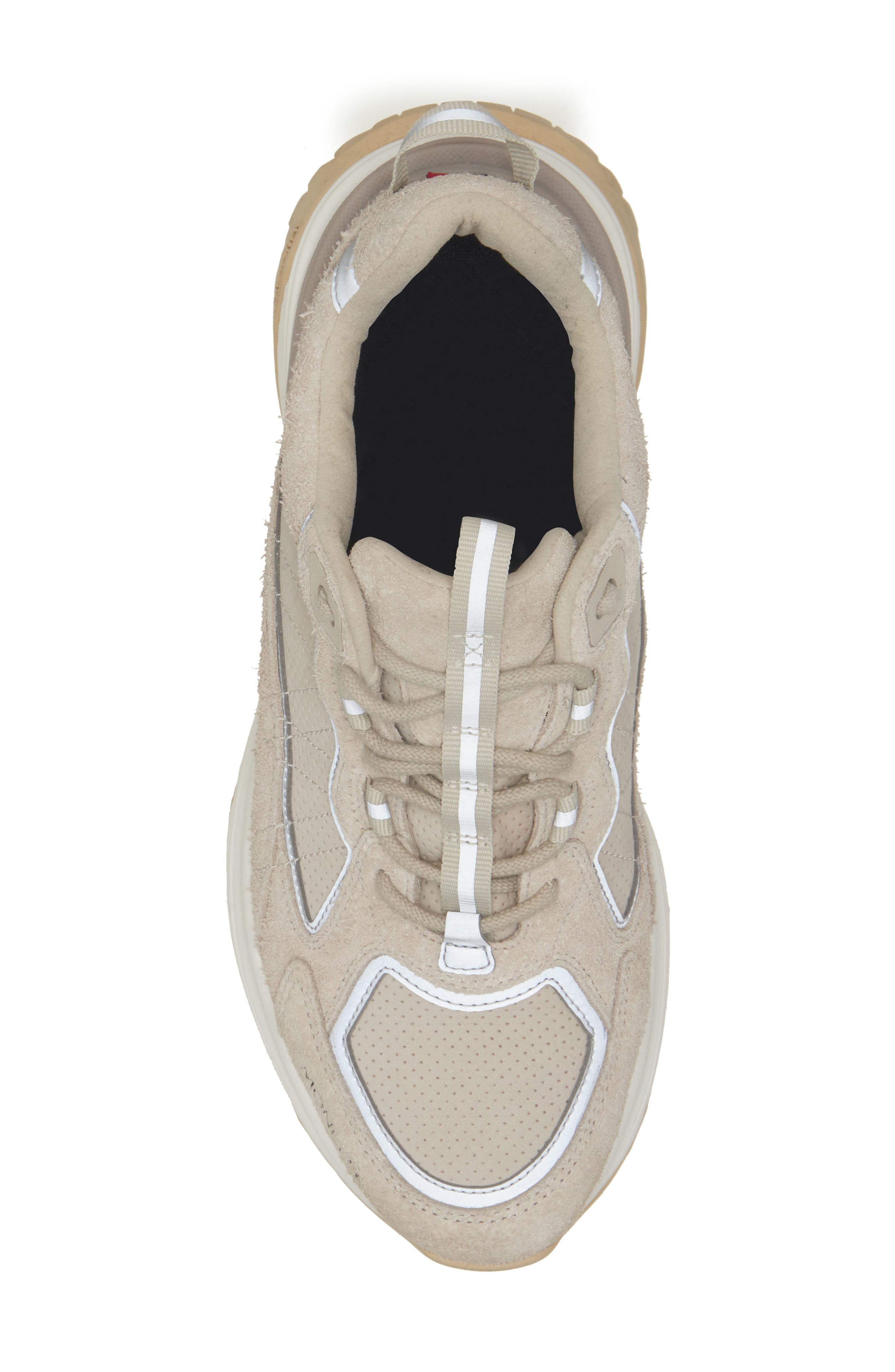 Moncler Lite Runner Low Top Sneaker in Beige at Nordstrom - 5
