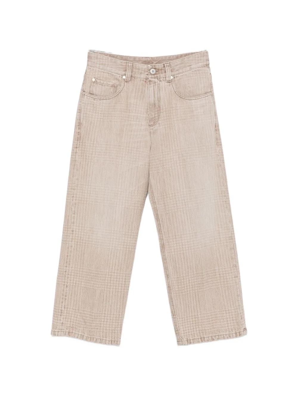 Cropped denim jeans - 1