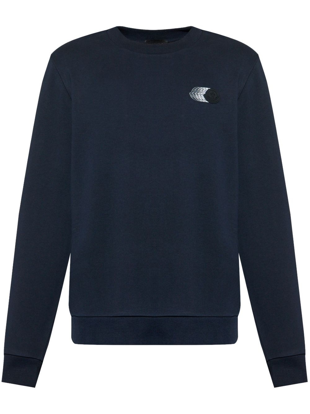 logo-patch sweatshirt - 1
