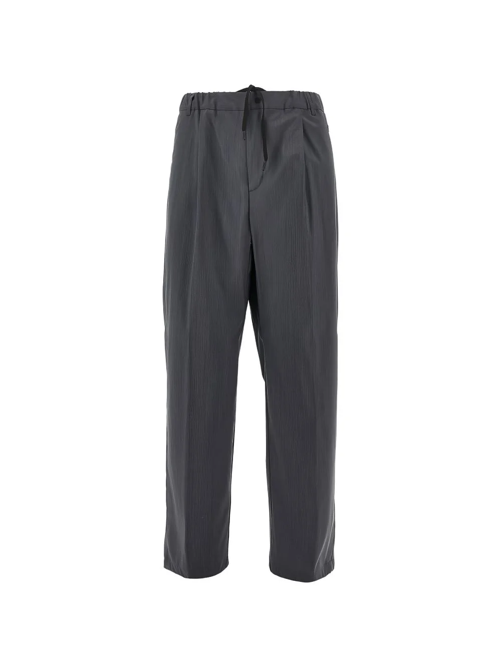 drawstring pleated trousers - 1