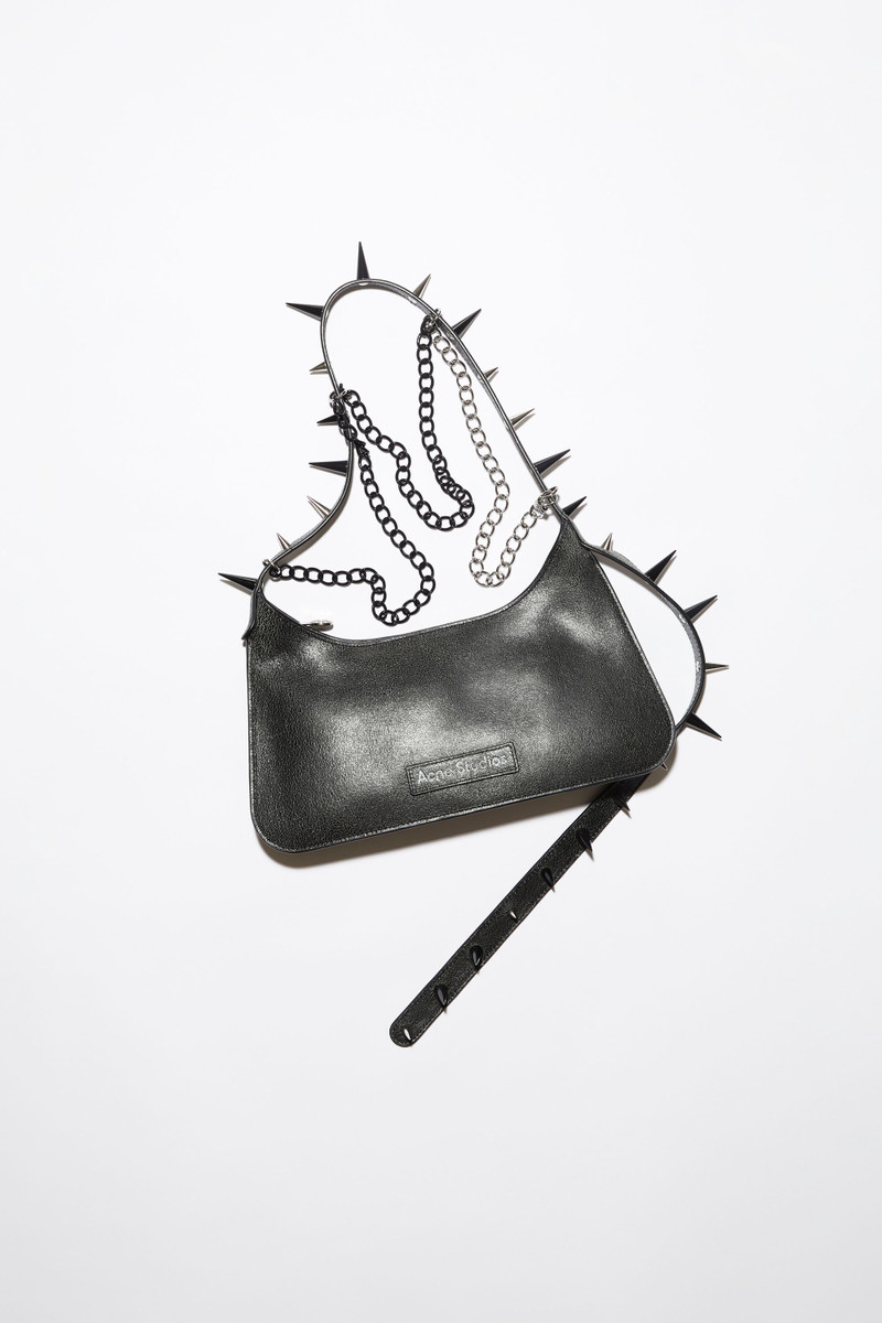Platt spike mini shoulder bag - Black 1