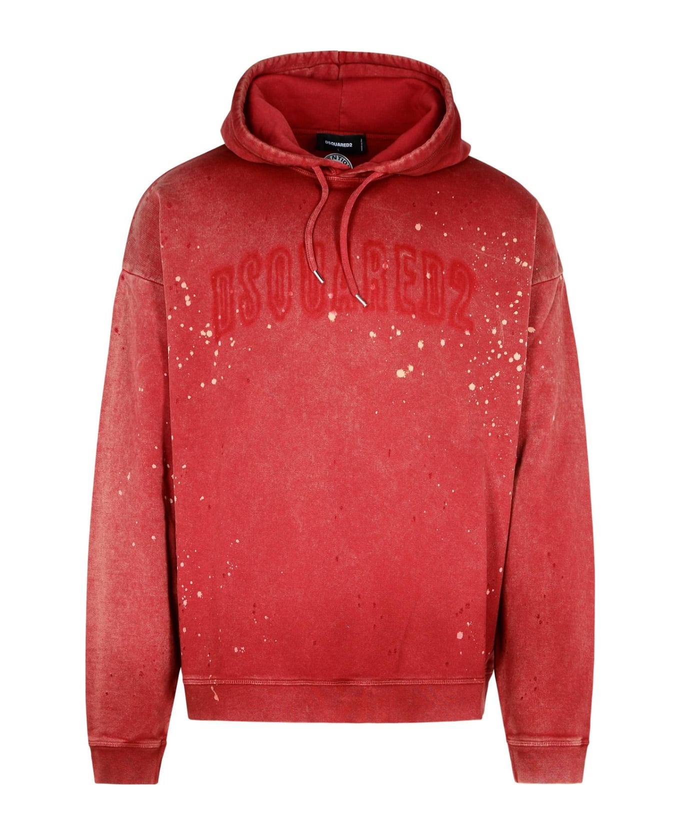 Red Cotton Sweatshirt - 1