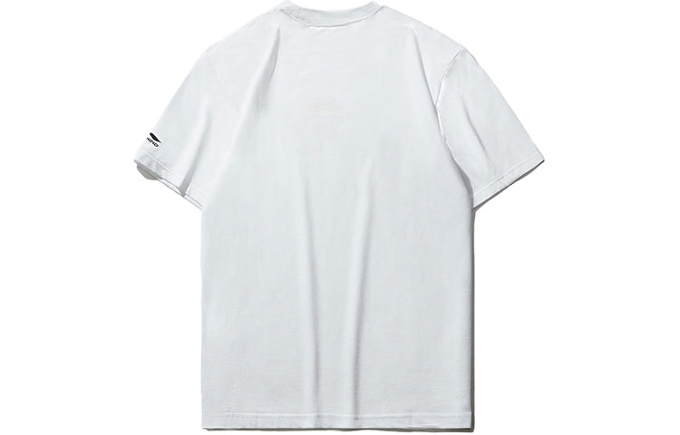Li-Ning Short Sleeve Skateboard Tee 'White' AHSR079-1 - 2