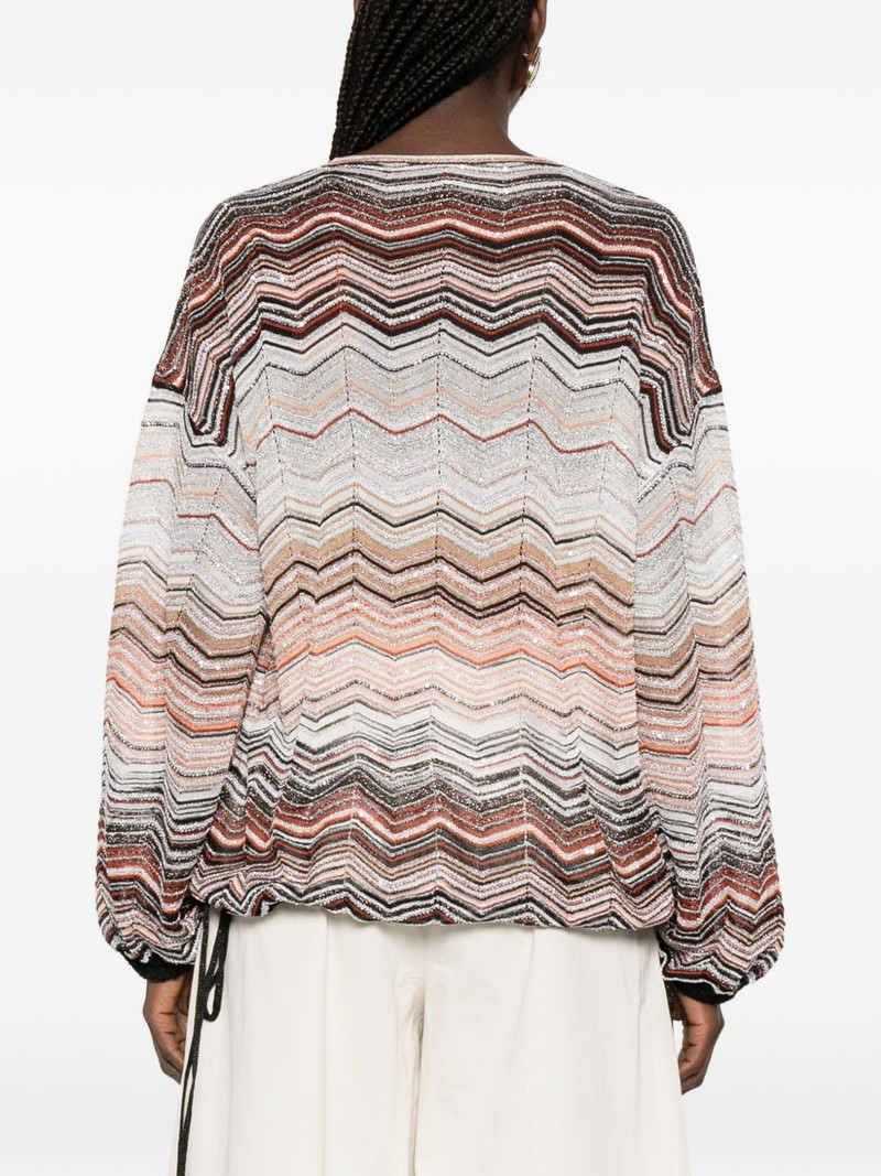 V-neck chevron top 4
