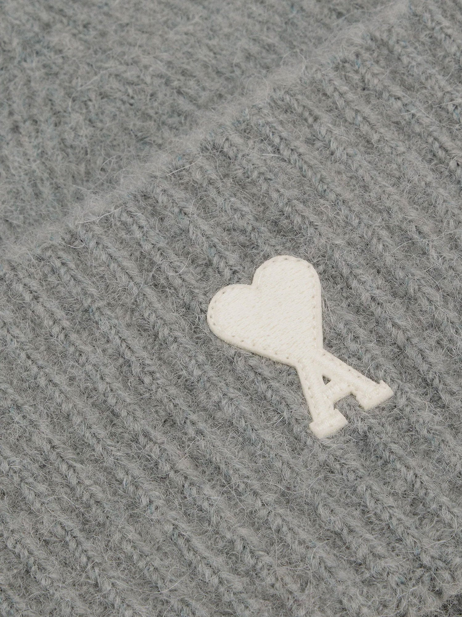 Ami Paris Alpaca Blend Beanie Hat - 3