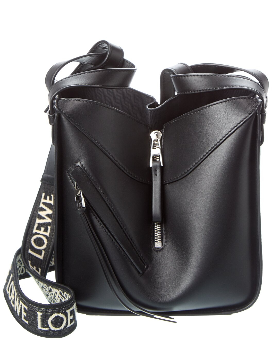 Loewe Compact Hammock Satin Leather Tote - 1