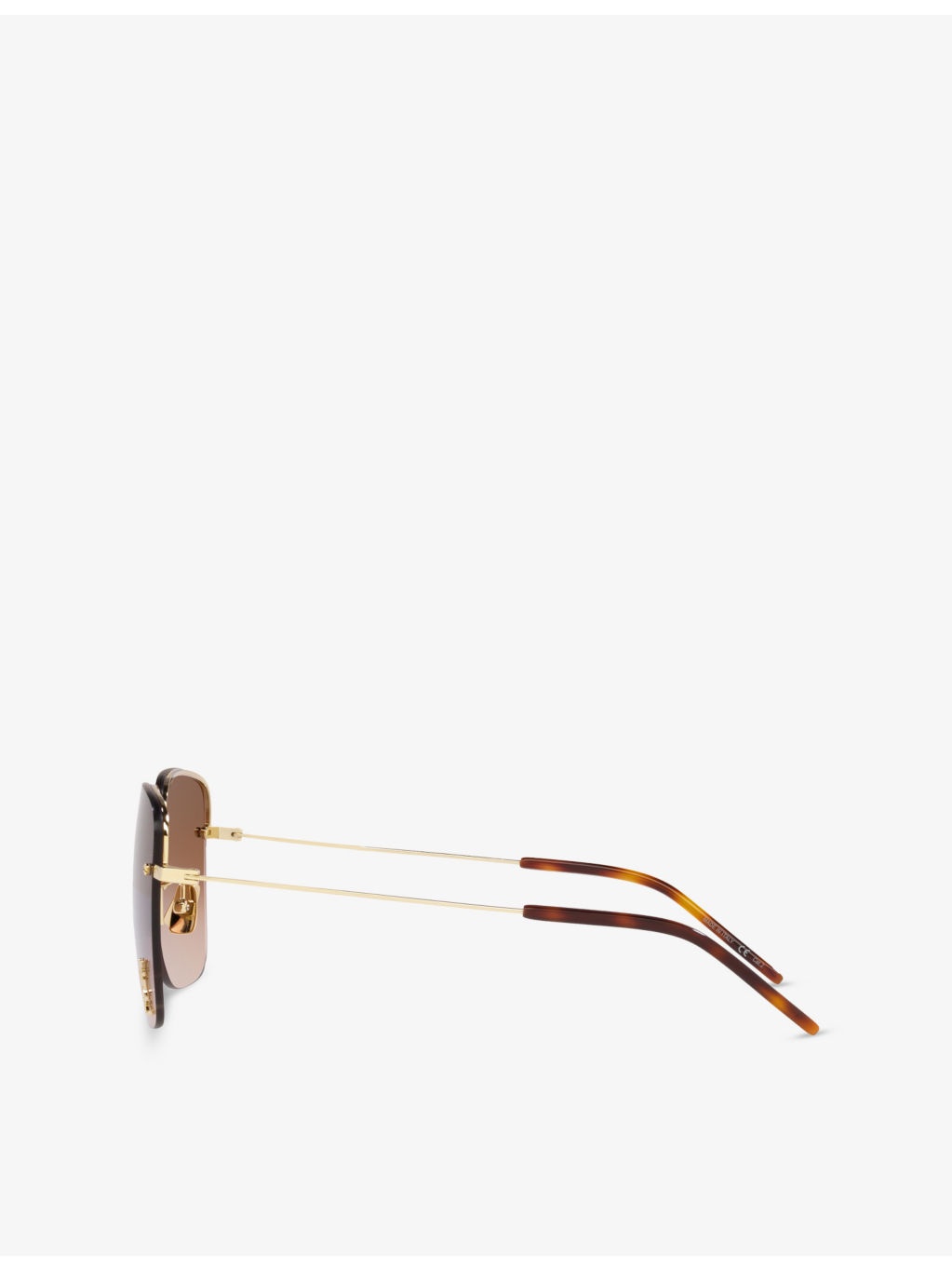 SL312 M Square-Frame Metal Sunglasses - 3