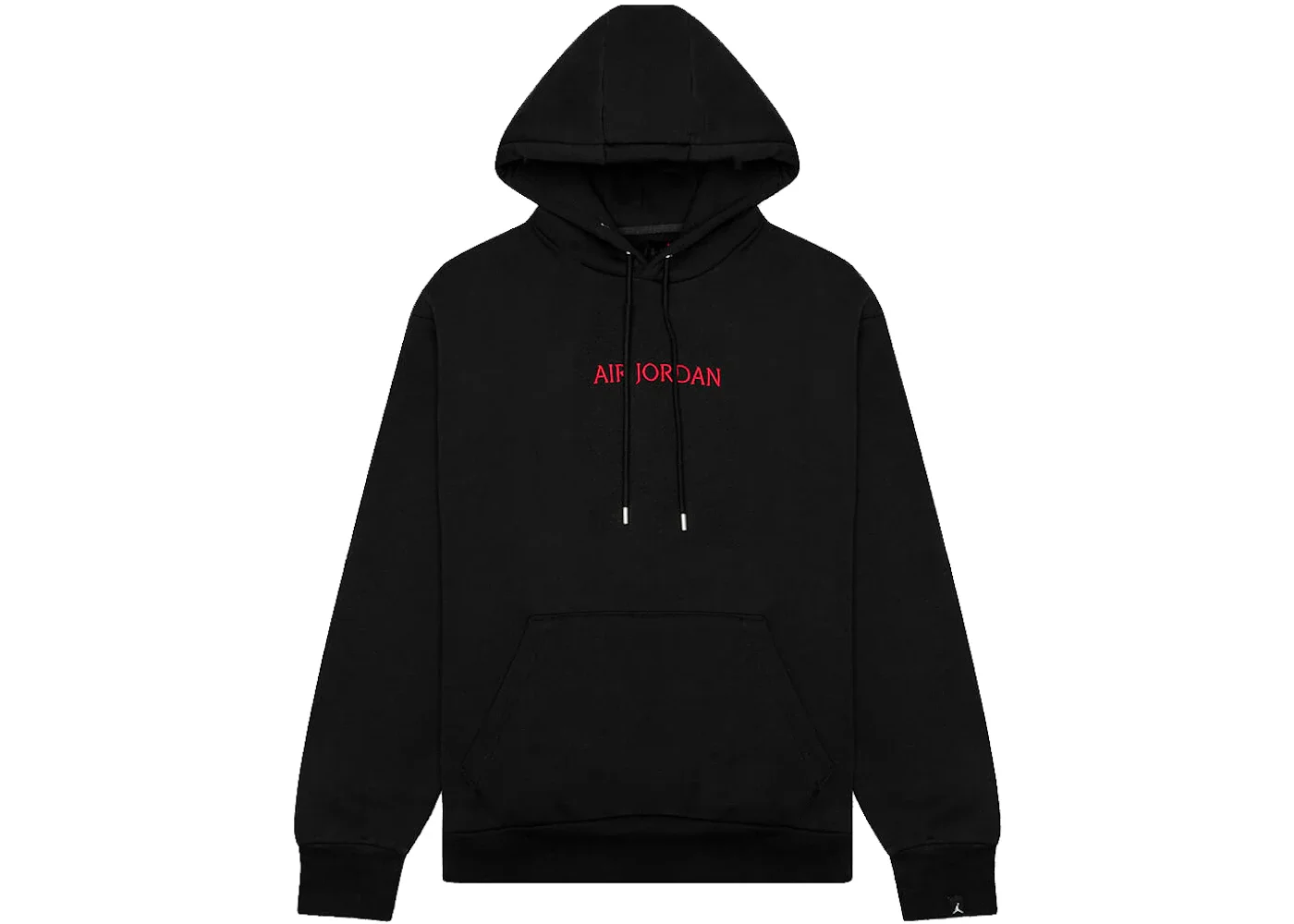 Jordan MJ FLC Hoodie Black/Gym Red - 1