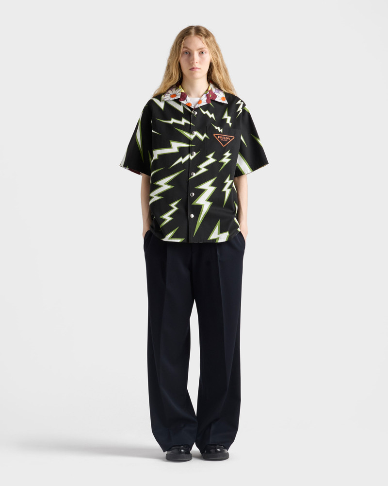Timecapsule printed cotton shirt 3