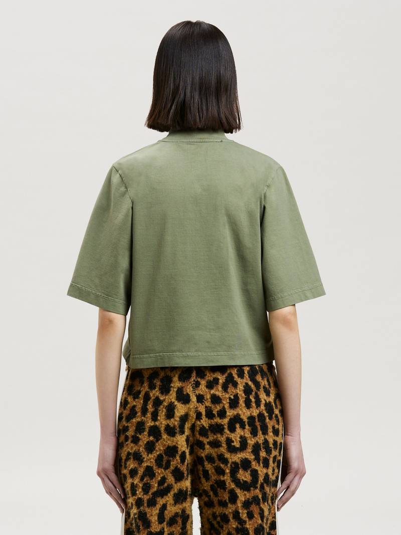 BURNING LOGO FITTED TEE 5