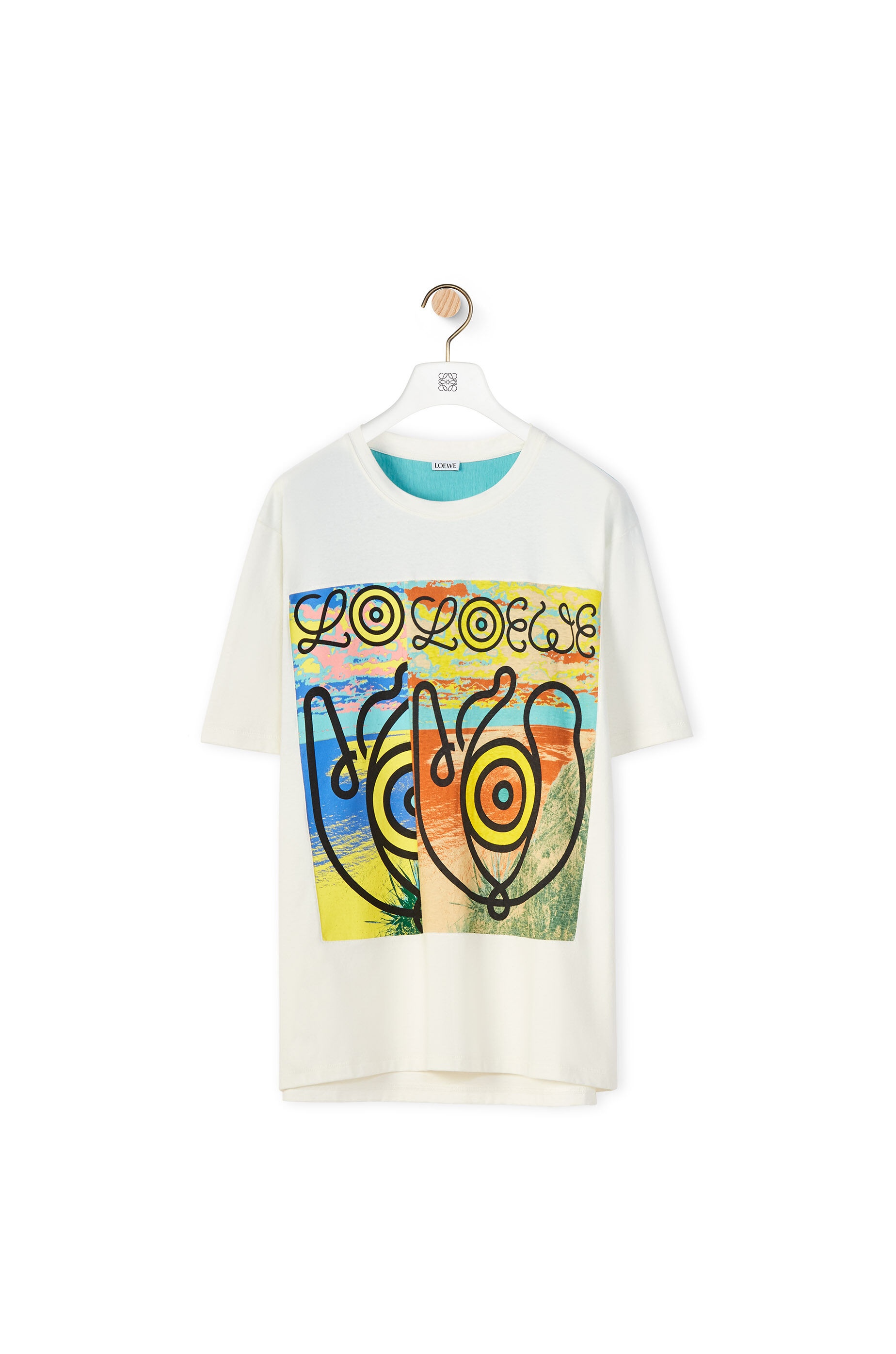 Upcycled logo T-shirt in cotton - 1