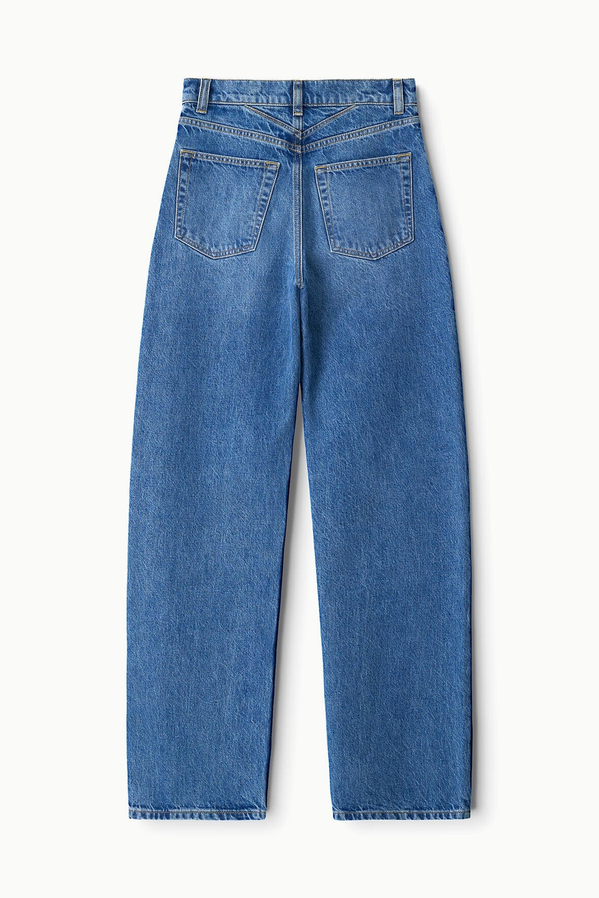 STAUD LEO HIGH RISE JEAN VINTAGE WASH - 10