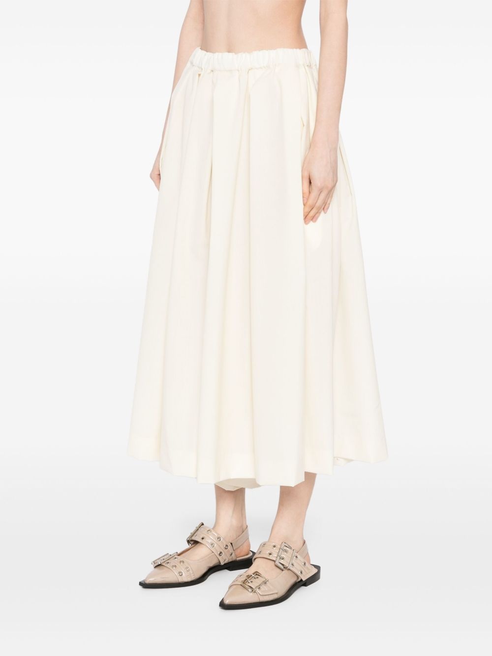 pleated wide-leg pants - 3