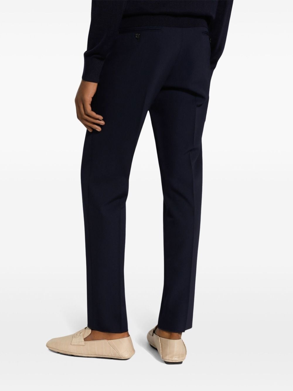 mid-rise tailored trousers - 5