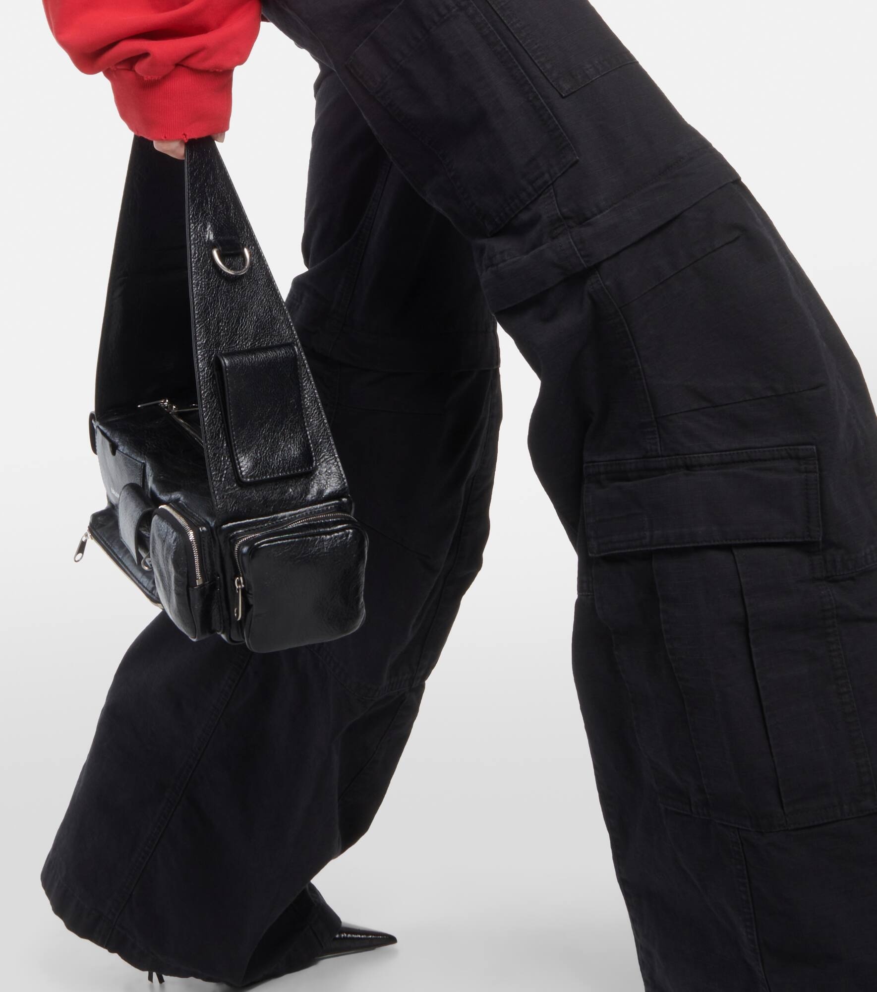 Cotton cargo pants - 4