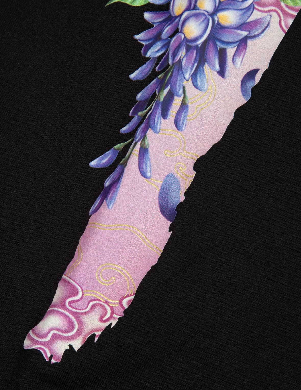 CRANES AND WISTERIA DAICOCK BOYFRIEND T-SHIRT - 8