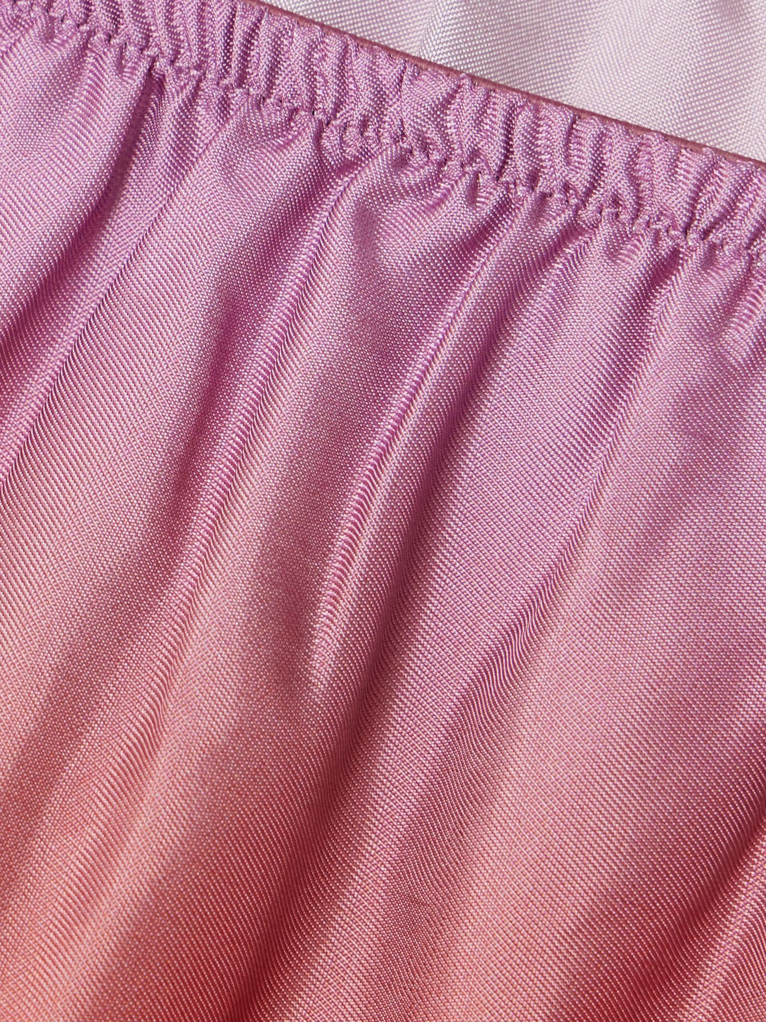 Dégradé satin-twill mini skirt Multi - 4