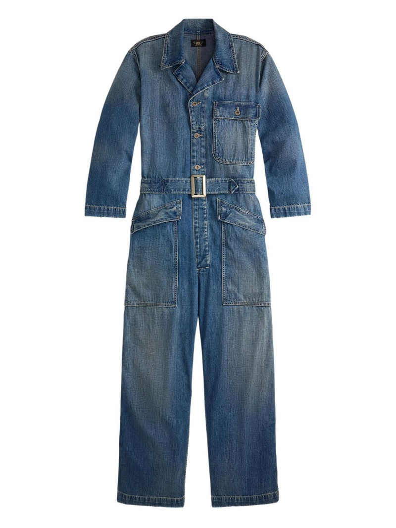 belted cotton jumpsuit 1