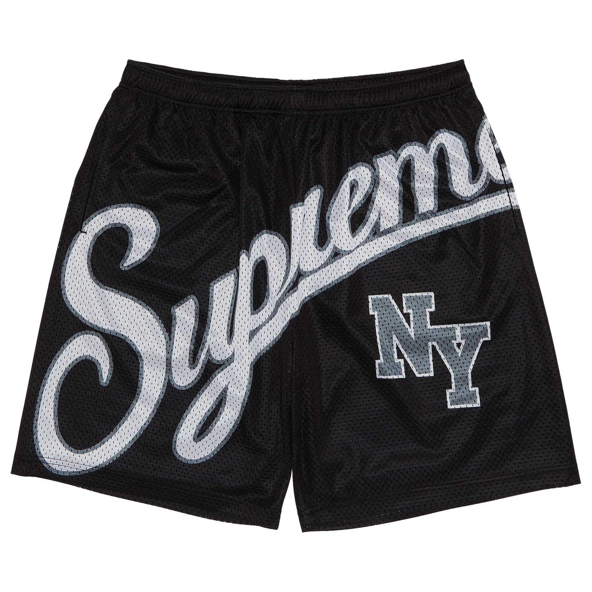 【M】Supreme Ultrasuede Mesh Short Navy Supreme Ultrasuede Mesh Shorts - Size Large - Navy Blue
