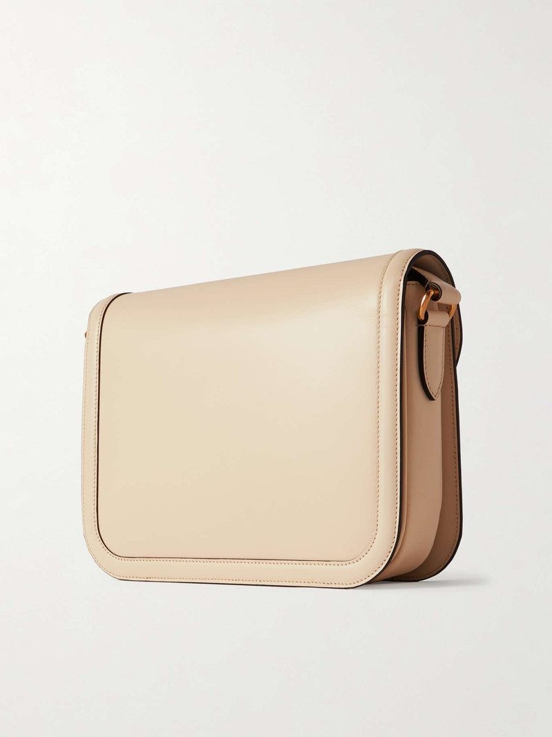 9-to-5 leather shoulder bag Off-white 3