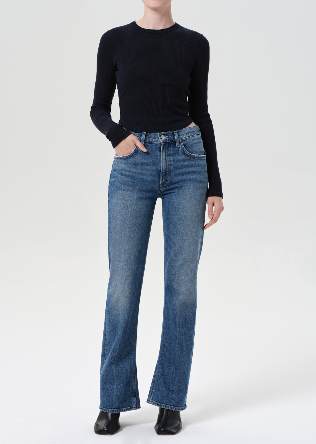 MID RISE KICK BOOT (COMFORT STRETCH) IN CURVE - 2