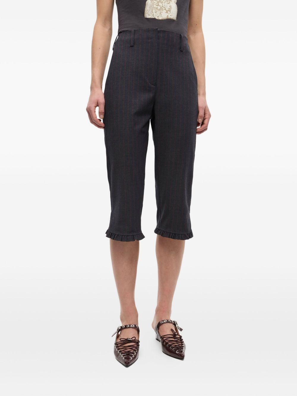 pinstriped trousers - 3