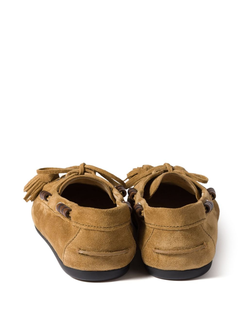 suede tassel loafers - 3