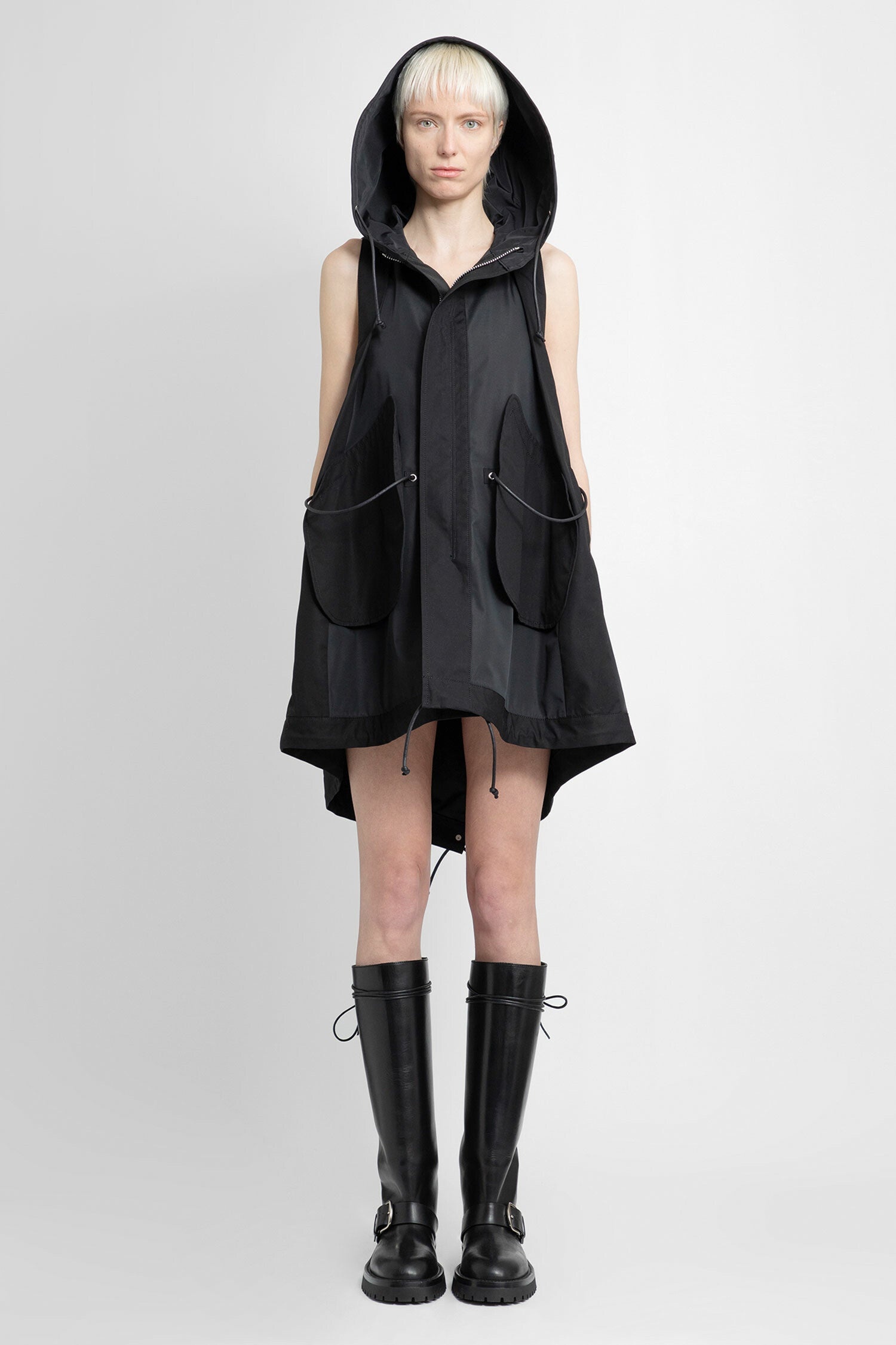 SACAI WOMAN BLACK WAISTCOATS - 1