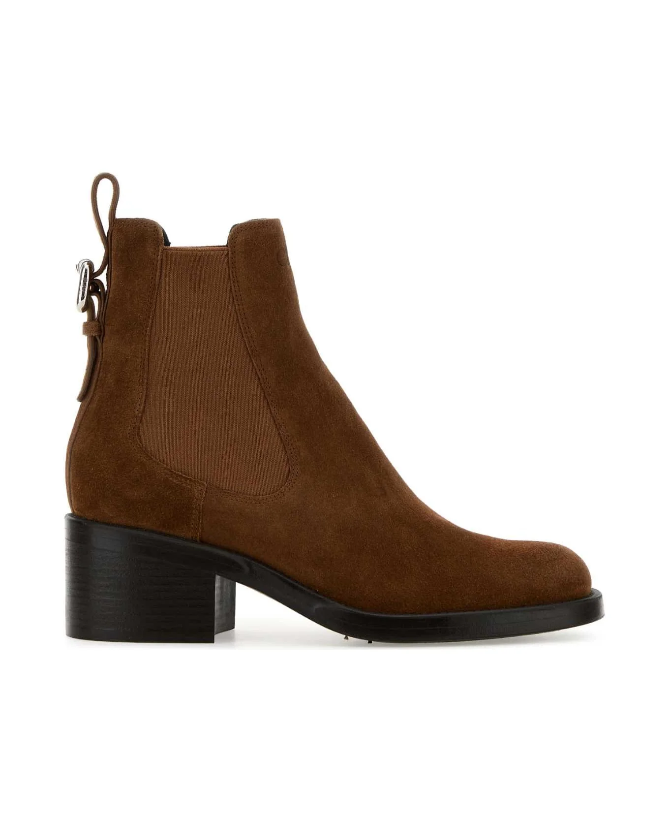 Caramel Suede Dakota Ankle Boots - 1