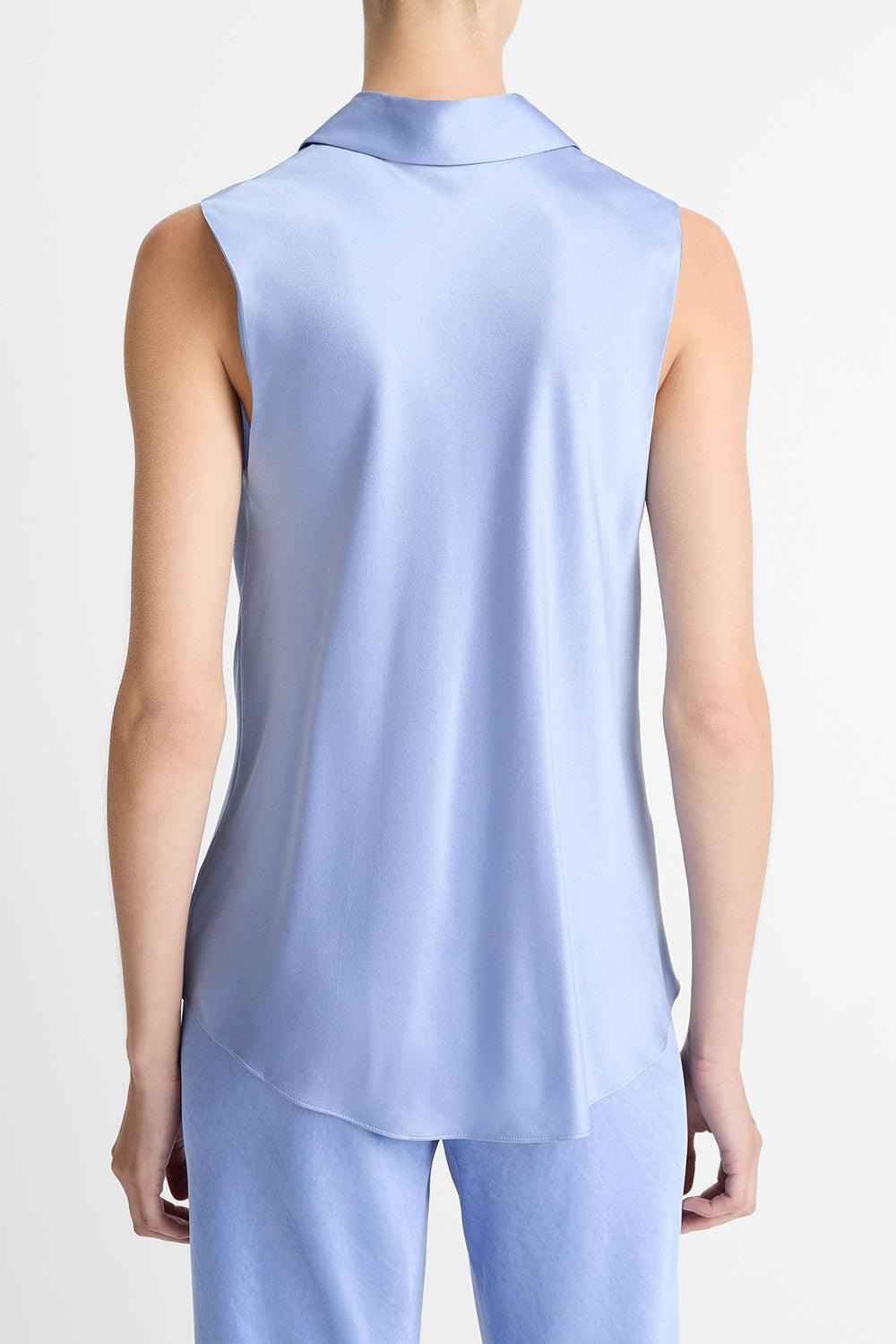 SLEEVELESS BIAS SHIRT - 4