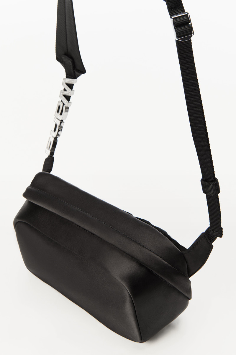Alexander Wang HEIRESS CROSSBODY BAG IN SATIN outlook