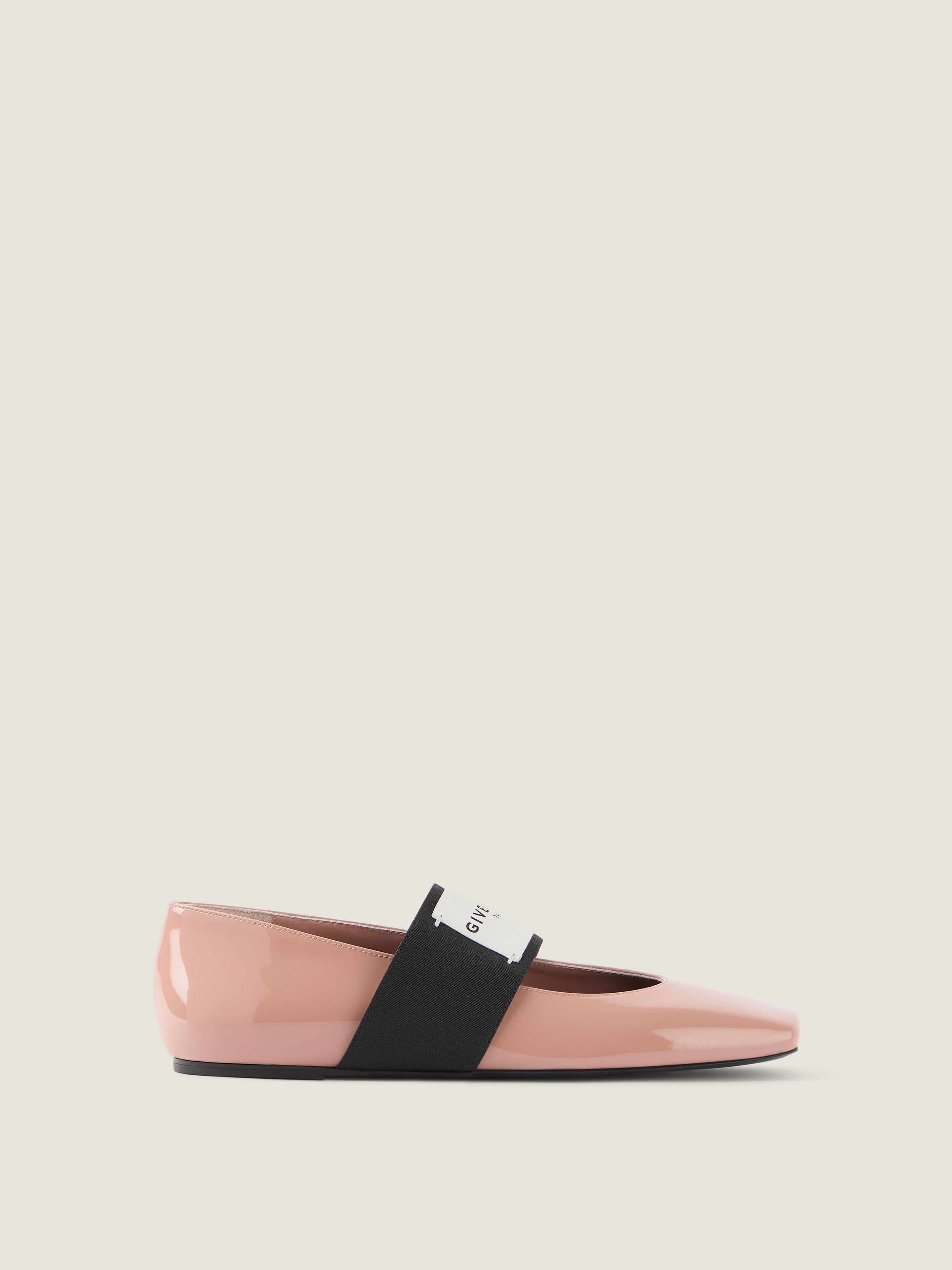 SLICED SQUARE BALLERINAS IN PATENT LEATHER - 2