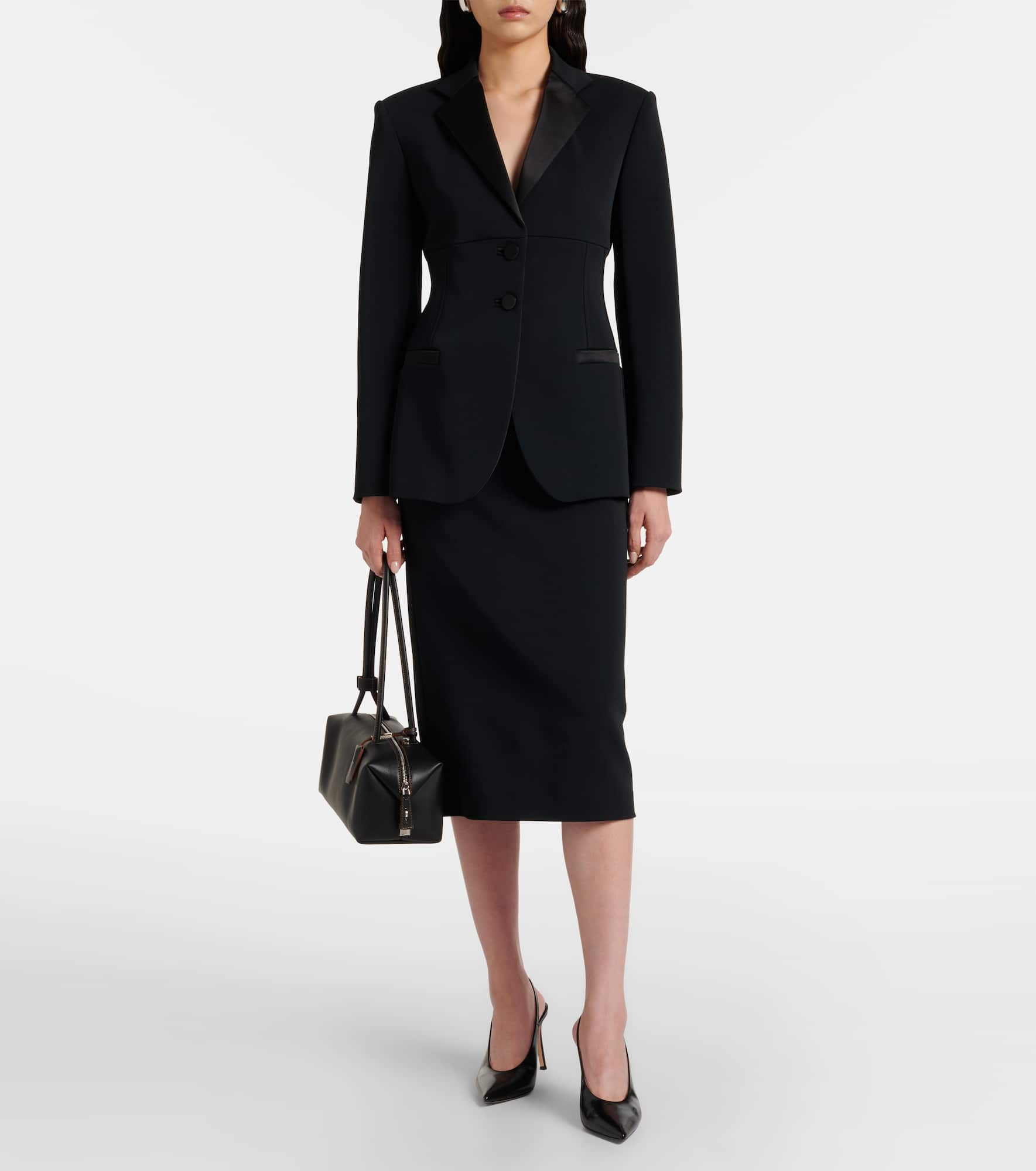 Pece crêpe pencil skirt - 2