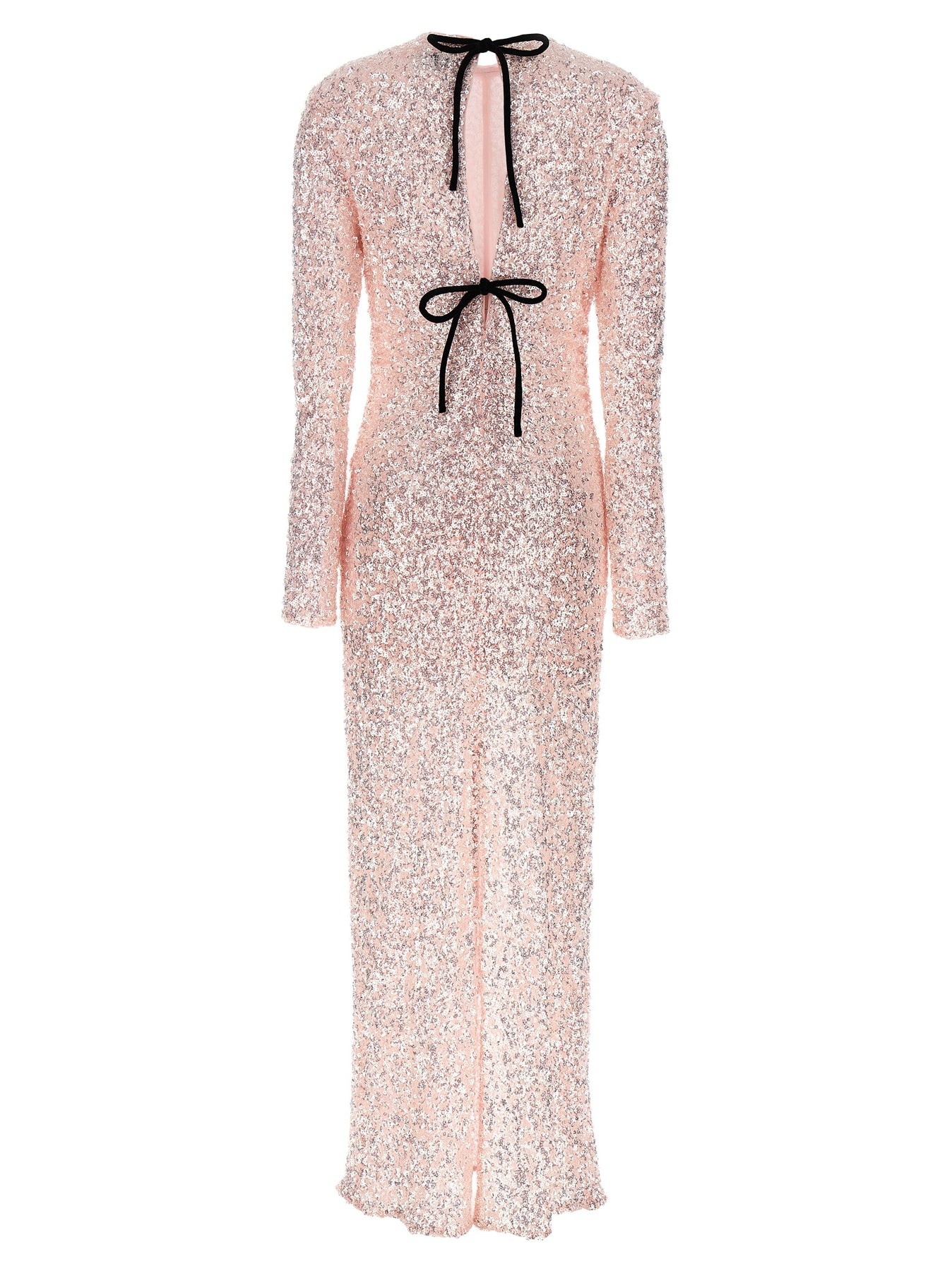 GANNI Sequin Long Dress Dresses Pink wananluxury REVERSIBLE