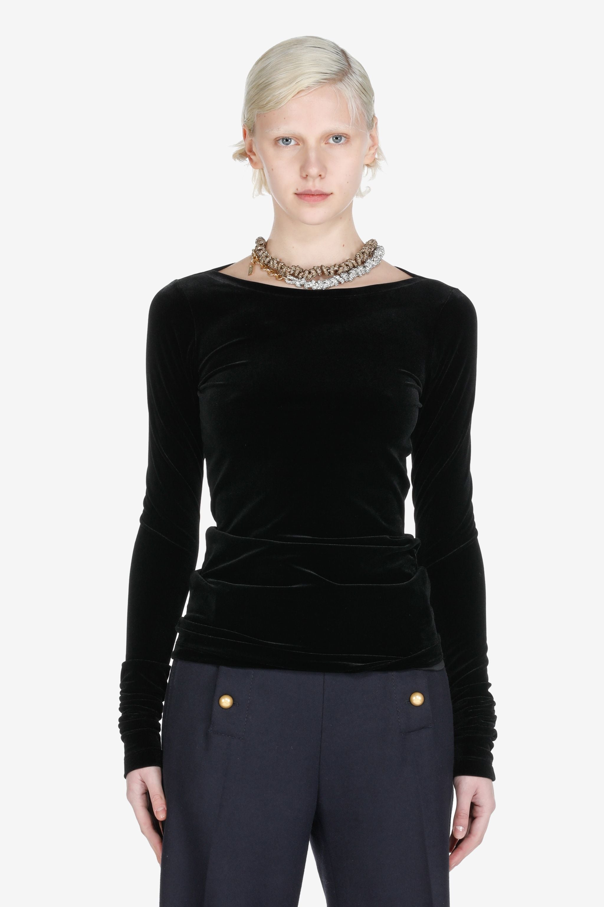 VELVET T-SHIRT - 1